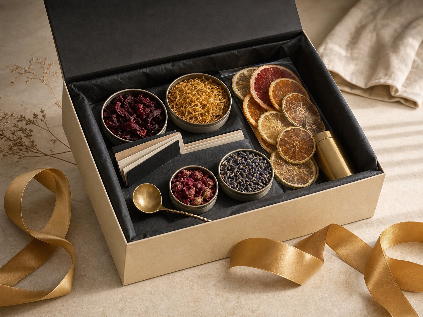 Premium Velvet Harvest gift box